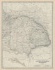 Austro-Hungarian Monarchy (East) Hungary Transylvania 50x60cm. JOHNSTON 1879 map