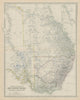 South Australia New South Wales Victoria Queensland 50x60cm. JOHNSTON 1879 map