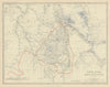Upper Nubia and Abyssinia. Ethiopia Sudan Eritrea. 50x60cm. JOHNSTON 1879 map
