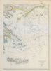 AEGEAN Cyclades Sporades Saronic islands Crete Sea of Marmora. ETTLING c1863 map
