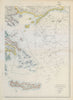 AEGEAN Cyclades Sporades Saronic islands Crete Sea of Marmora. ETTLING c1863 map
