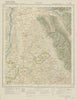 SURVEY OF INDIA 44 M/NE Pakistan Punjab Hoshiarpur Dasuya Mukerian 1920 map