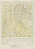 SURVEY OF INDIA 45 L/NE Rajasthan Madhya Pradesh Chittorgarh Nimbahera 1939 map