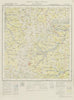 SURVEY OF INDIA 54 H/SE Madhya Pradesh Sironj Gulabhganj Singhada Uhar 1933 map