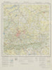 SURVEY OF INDIA 54 J/SW Madhya Pradesh Gwalior Fort Gohad Nurabad Antri 1932 map