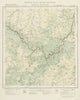 SURVEY OF INDIA 54 L/SE Madhya/Uttar Pradesh Malthone Rajwas Banda Rakh 1916 map