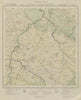 SURVEY OF INDIA 54 L/SW Madhya Pradesh Bina Khurai Dhaura Mungaoli Pali 1917 map