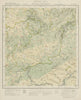 SURVEY OF INDIA 54 P/SW Madhya Pradesh Shahgarh Buxwaha Khaderi Angori 1918 map