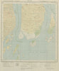 SURVEY OF INDIA 79 J/SE Bangladesh Barisal Lalmohan Bauphal Tetulia 1926 map