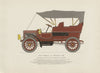 White 15 steam car rear-entrance tonneau (1905) print. George Oliver 1959