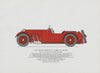 Aston Martin 1.5 litre Le Mans (1933) sports car. George Oliver. Feltham 1967