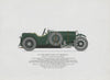 Frazer Nash T.T. Replica (1935) sports car print. George Oliver. Isleworth 1967