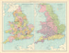 UK Counties Isle of Ely Soke of Peterborough Rail Companies. LARGE 1939 map