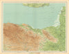 WEST SOMERSET Taunton Exmoor Minehead Weston-super-Mare Barry. LARGE 1939 map