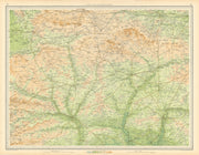 SALISBURY PLAIN Winchester Devizes Marlborough Wiltshire Hampshire 1939 map