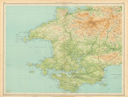 PEMBROKESHIRE Milford Haven St David's Pembroke Haverfordwest. LARGE 1939 map