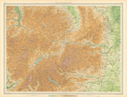 DEE VALLEY Bala Wrexham Llangollen Corwen Chirk Ceiriog Vale Clwyd 1939 map
