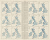 British Isles. Monthly rainfall & air temperature. 61x55cm. STANFORD 1887 map