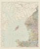 North west England & North Wales. Isle of Man. Large 62x50cm. STANFORD 1887 map