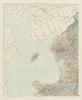 North west England & North Wales. Isle of Man. Large 62x50cm. STANFORD 1887 map