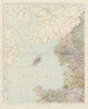 North west England & North Wales. Isle of Man. Large 62x50cm. STANFORD 1904 map
