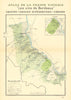 BORDEAUX VINS WINE MAP. Graves - Graves Supérieures - Cérons. LARMAT 1941