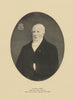 Jean-Rémi Moët. Maire d'Epernay (1758-1840). Champagne 1944 old vintage print