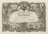Atlas Nationale illustré title page. Victor LEVASSEUR 1854 old antique print