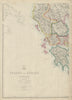 WESTERN GREECE Turkey in Europe Ionian Islands Corfu Zante. ETTLING 1863 map