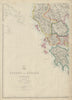 WESTERN GREECE Turkey in Europe Ionian Islands Corfu Zante. ETTLING 1863 map