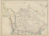 BRITISH AMERICA, RUSSIAN AMERICA & GREENLAND. Canada & Alaska. ETTLING 1863 map