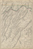 US CIVIL WAR Seat of War in Virginia sheet 2. Shenandoah. WV. WELLER 1863 map