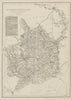 RIVER WYE VALLEY and MONMOUTHSHIRE antique county map. Railways. WELLER 1863