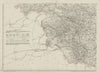YORKSHIRE SOUTH WEST. Halifax Bradford Sheffield Leeds. WELLER 1863 old map