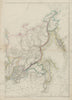 RUSSIA IN ASIA. Far East sheet. Yakutsk Kamchatka Vladiviostok. LOWRY 1862 map