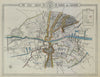 CENTRAL DUBLIN CIVIC SURVEY Hygiene health Population density deaths 1925 map