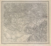 Warrington Runcorn Mersey Prescot Frodsham Widnes ORDNANCE SURVEY #80NW 1884 map