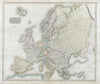 Europe. Unified Benelux. Switzerland includes Haute-Savoie. THOMSON 1830 map