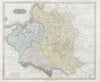 Poland. Polish-Lithuanian Commonwealth. Russia Austria Prussia. THOMSON 1830 map