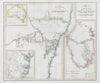 A chart of New South Wales, Van Diemen's Land &c. Tasmania. THOMSON 1830 map