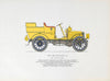 Decauville 10 Tonneau (1903) motor car print. George Oliver. France 1966
