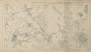 Stanford Library map of London Sheet 1/a Hampstead Golder's Grn Cricklewood 1895