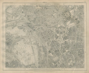 Stanford Library map of London Sheet 6 Primrose Hill Camden Barnsbury 1895
