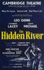 Cambridge Theatre. The Hidden River. Goetz. Jameson. Leo Genn Ralph Michael 1959