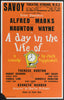 Savoy Theatre. A Day in the Life Of… Popplewell. Alfred Marks Naunton Wayne 1958