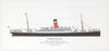 Virginian ocean liner 1905. Allan Line / Swedish-American Drottningholm 1961