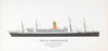 Nieuw Amsterdam ocean liner 1906. Holland-America Line. Rotterdam-NYC 1961