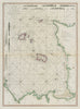 The islands of Jersey & Guernsey, Sark, Herm… FADEN / DELAROCHETTE 1781 map
