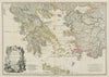 Greece, archipelago & part of Anadoli. Aegean Turkey DELAROCHETTE/FADEN 1791 map