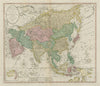 Bowles's new one-sheet map of Asia divided into its Empires… CARVER c1795